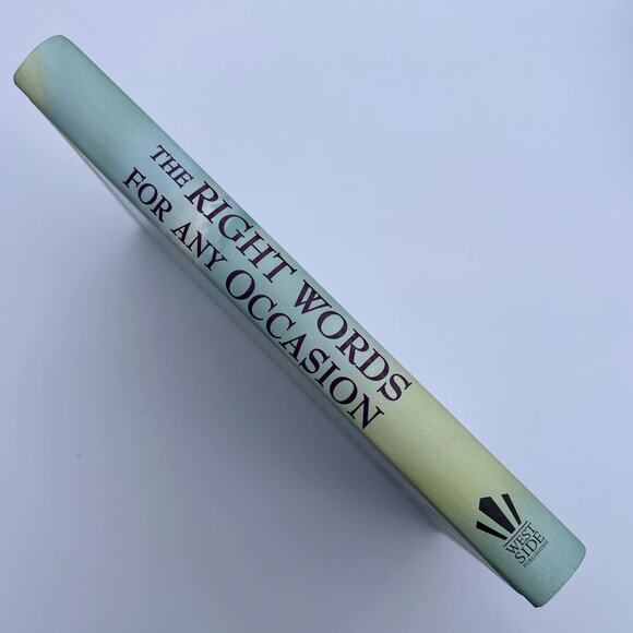 The Right Words for Any Occasion by Erika M Swanson Hardcover Book - Picture 9 of 9